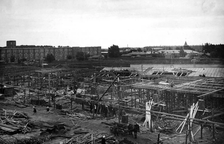 Строительство ЯМЗ